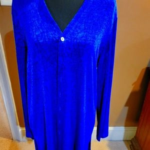 Vivid Blue 🔷️ Blouse Chico's Design